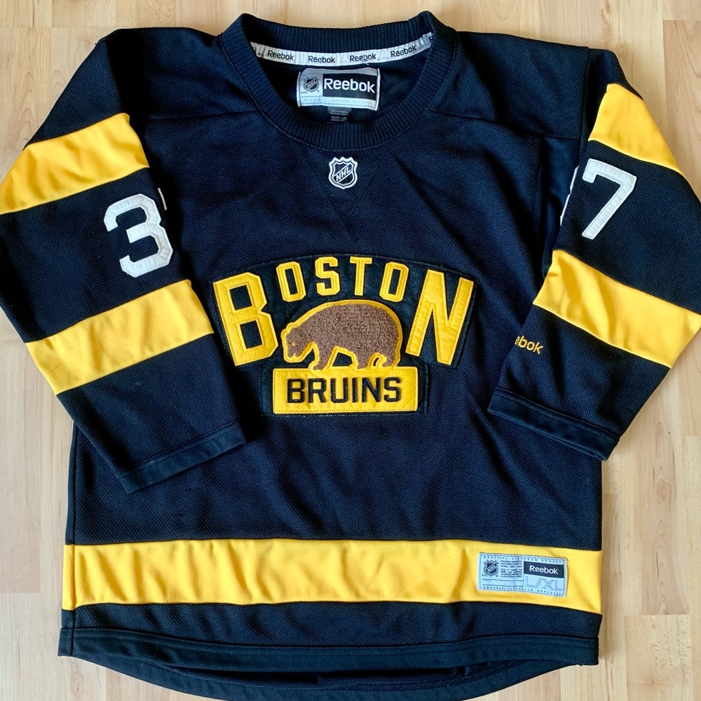 Reebok Boston Bruins Patrice Bergeron NHL Winter Classic Hockey Jersey